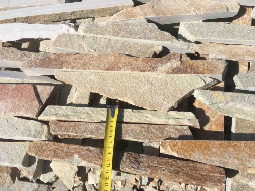 Горбушка златолит золотистый для облицовки купить в Краснокамске