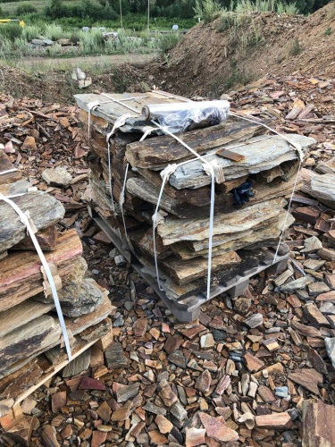 Плитняк кора дерева 50-100мм для пошаговых дорожек купить в Краснокамске