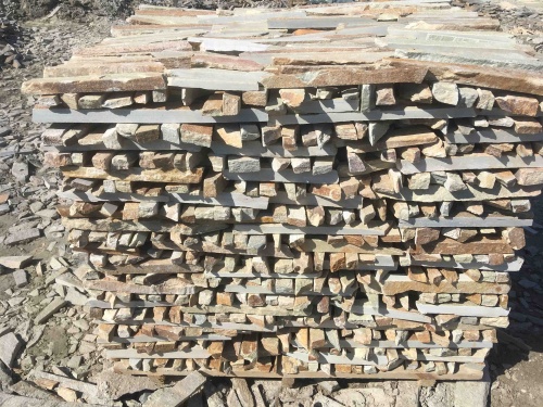 Горбушка златолит золотистый для облицовки купить в Краснокамске