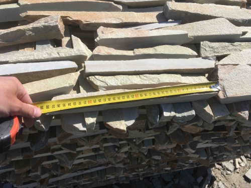 Горбушка златолит золотистый для облицовки купить в Краснокамске