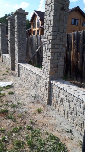 плитняк гранитный для облицовки